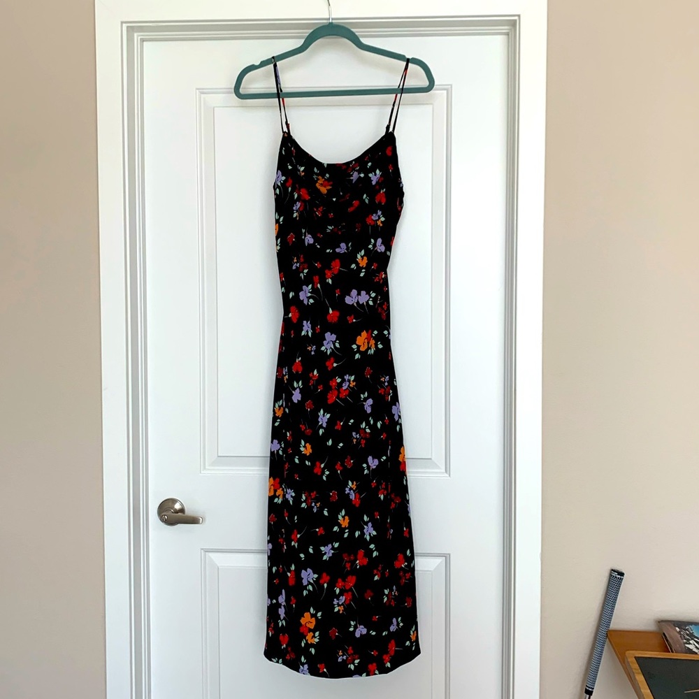 Astr The Label Floral Midi Dress